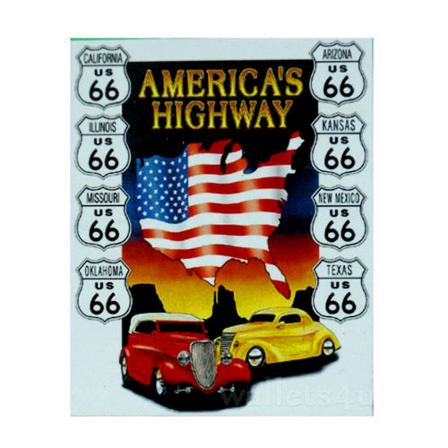 *Magic Wallet, Route66 America\'s Highway - MWSP 0204