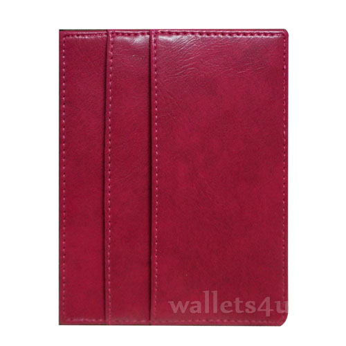 Magic Wallet, pink leather, multi card - MC0277