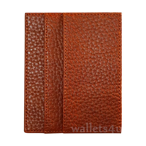 Magic Wallet, Leather Brown, multi card - MC0270