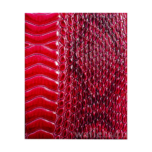Magic Wallet, MWPD0048, Snake Leather Red