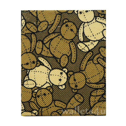 Magic Wallet, MWPD0015, Bear Dolls Brown