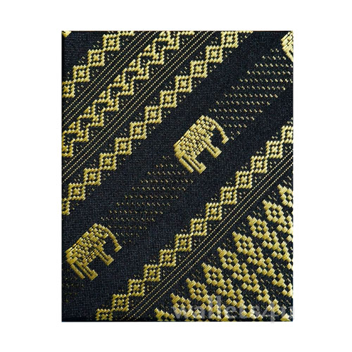 Magic Wallet, MWPD0059, Thai Elephant Black Yellow