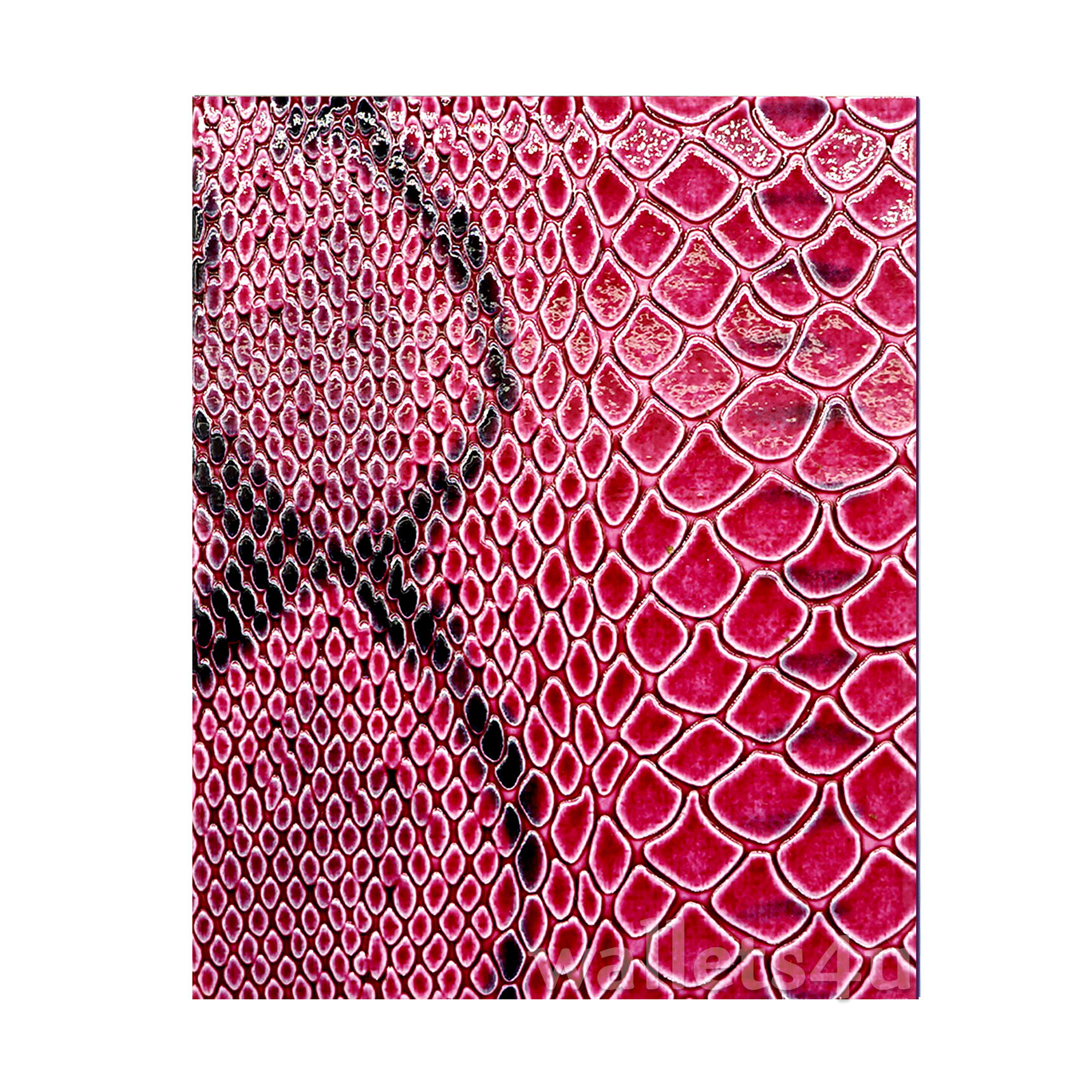 Magic Wallet, MWPD0050, Snake Leather Red Pink